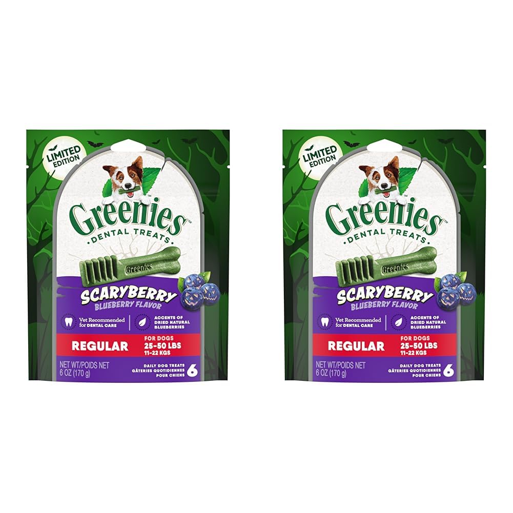 Greenies Original Petite Natural Dental Care Dog Treats, 36 oz. Pack (60 Treats)