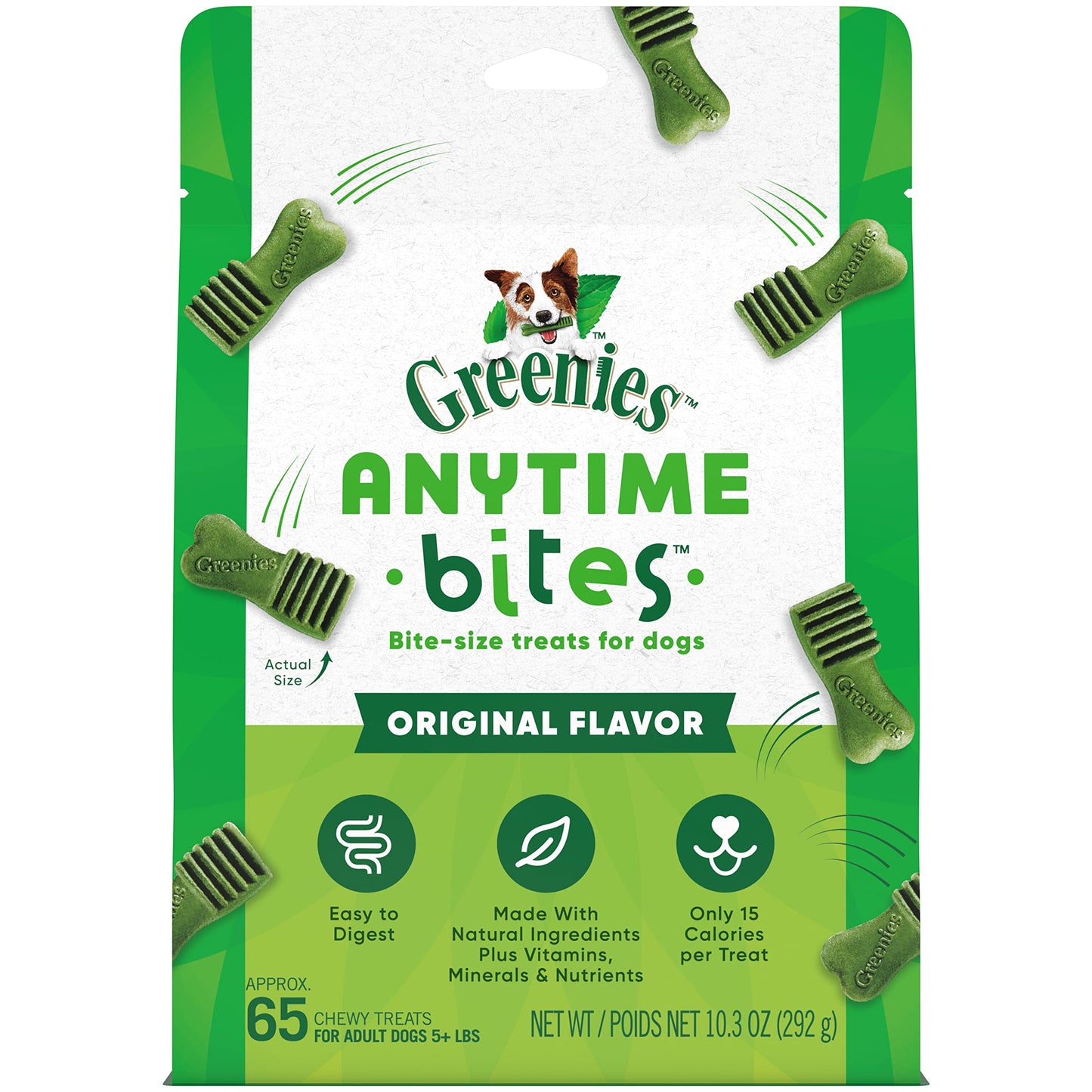 Greenies Anytime Bites Dog Treats, Original Flavor, 24 oz. Bag