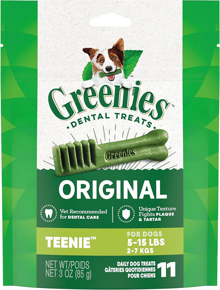 Greenies Original Teenie Dental Care Dog Treats, Sweet Potato & Original, 54 oz