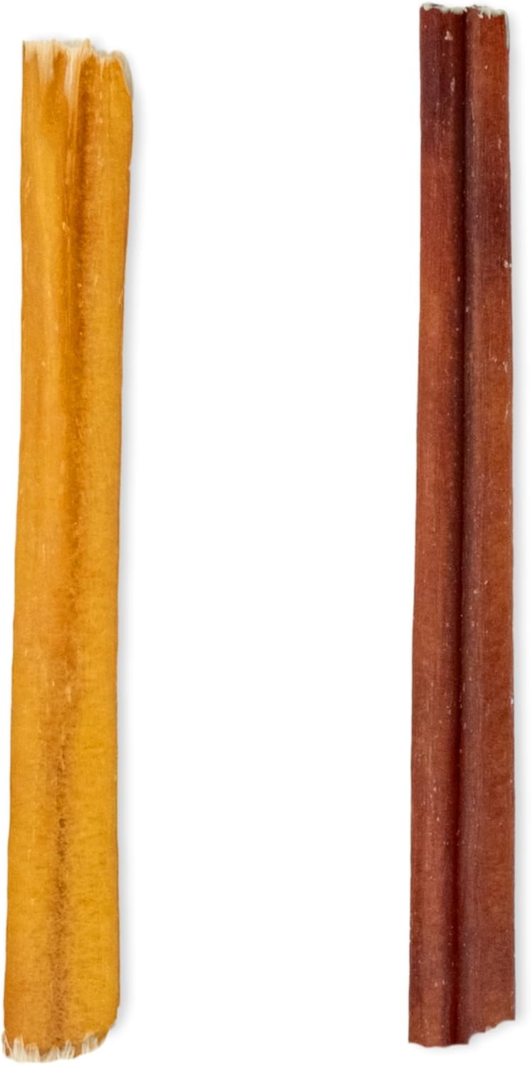 Best Pet Supplies GigaBite 6 Inch Regular Bully Sticks (10 Pack) - All Natural, Free Range Beef Pizzle Dog Treat