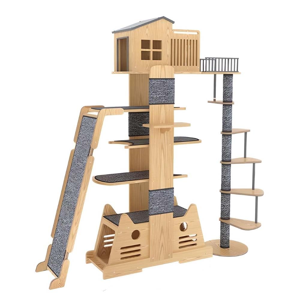 Cat Tree Tower House for Large Cats Style A