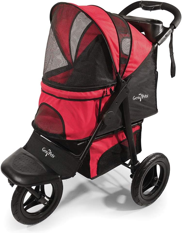 Gen7Pets Jogger Pet Stroller, Red