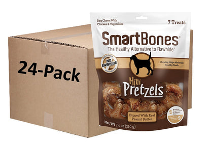 SmartBones No Artificial Colors or Preservatives Pretzel-Style Chews, Treat Your Dog to a Fun Shapped Rawhide-Free Chew