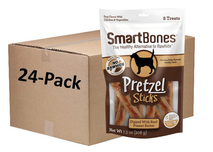 SmartBones No Artificial Colors or Preservatives Pretzel-Style Chews, Treat Your Dog to a Fun Shapped Rawhide-Free Chew