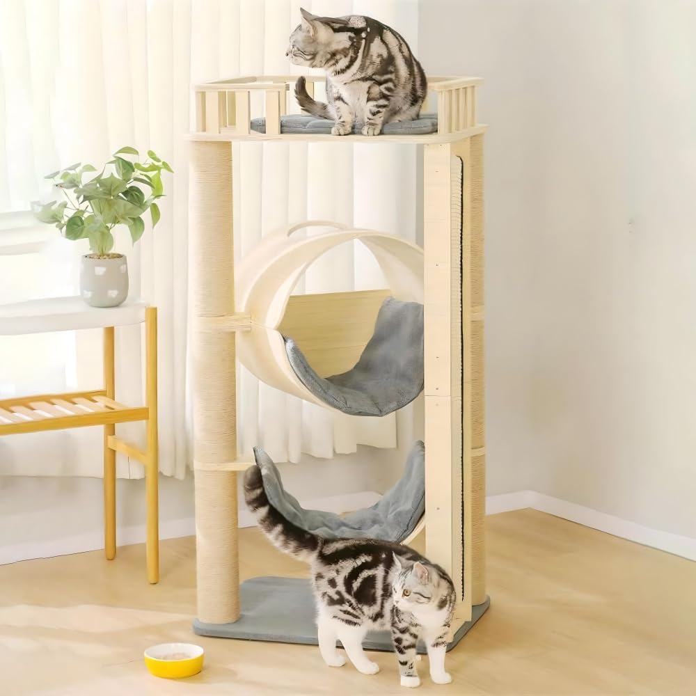 Creative 3-Tier cat Climbing Frame & Scratching Board