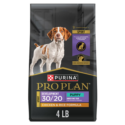 Purina Pro Plan Sport Development 30/20 Chicken and Rice Formula High Protein Dog Food for Puppies - 16 lb. Bag