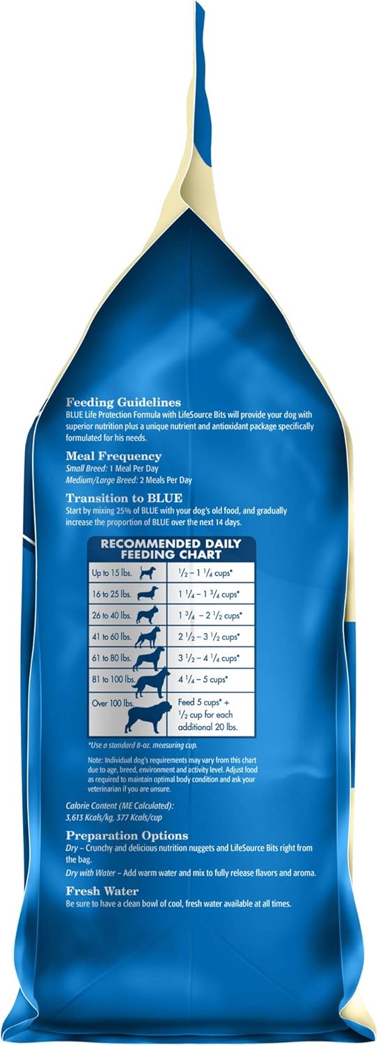 Blue Buffalo Life Protection Formula Natural Adult Dry Dog Food, Chicken and Brown Rice 6-lb