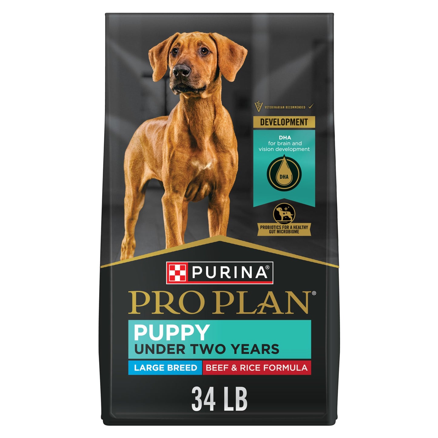 Purina Pro Plan Large Breed Dry Puppy Food, Chicken and Rice Formula - 47 lb. Bag