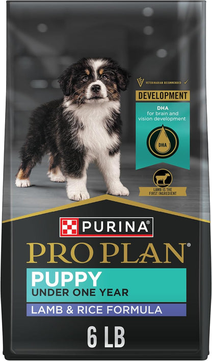 Purina Pro Plan High Protein Puppy Food DHA Lamb & Rice Formula - 6 lb. Bag