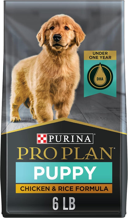 Purina Pro Plan High Protein Dry Puppy Food, Chicken and Rice Formula - 6 lb. Bag