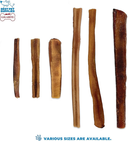 Best Pet Supplies GigaBite 12 Inch Bully Sticks (6 Pack) - All Natural, Free Range Beef Pizzle Dog Treat