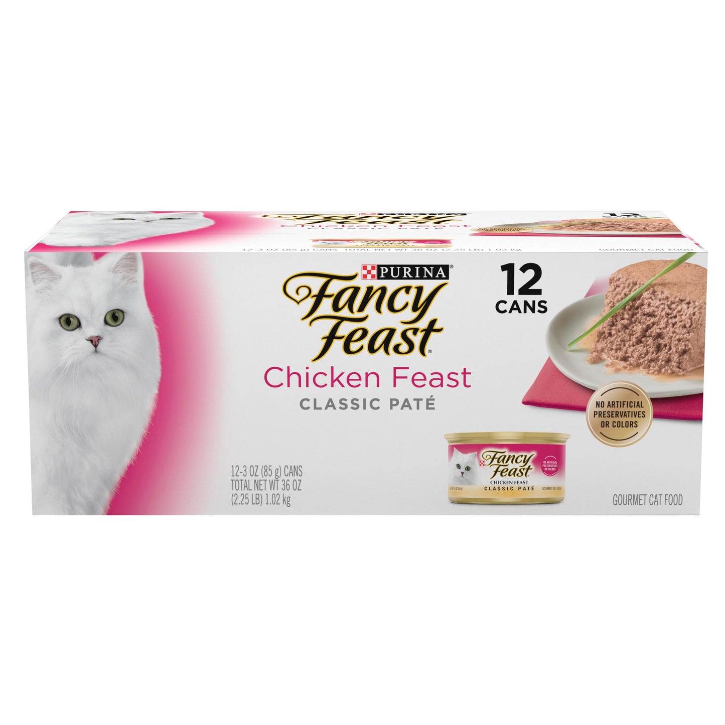 Purina Fancy Feast Lickable Wet Cat Food Broth Topper, Classic With Chicken and Vegetables - (Pack of 16) 1.4 oz. Pouches