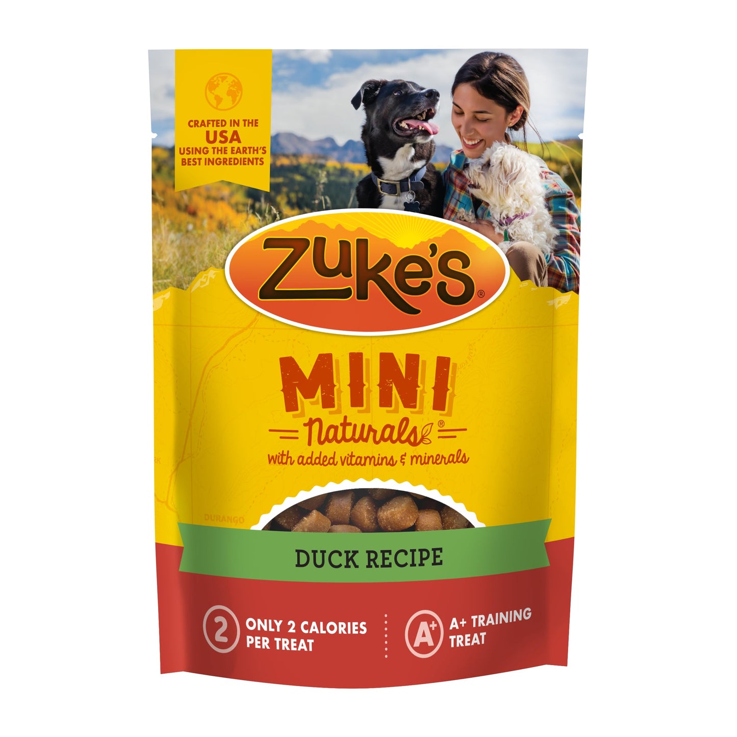 Zuke’s Mini Naturals Dog Training Treats for Dogs, Pet Treats Made with Real Duck, 16 oz. Resealable Pouch - 16 oz. Bag