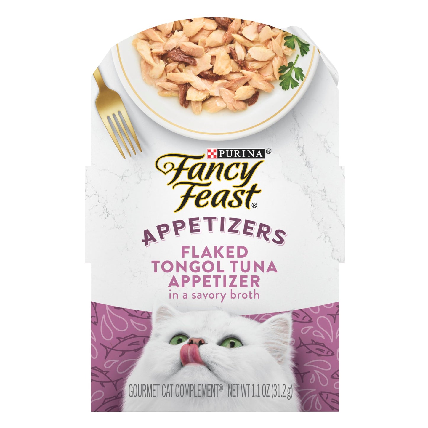 Purina Fancy Feast Lickable Wet Cat Food Broth Topper, Classic With Chicken and Vegetables - (Pack of 16) 1.4 oz. Pouches