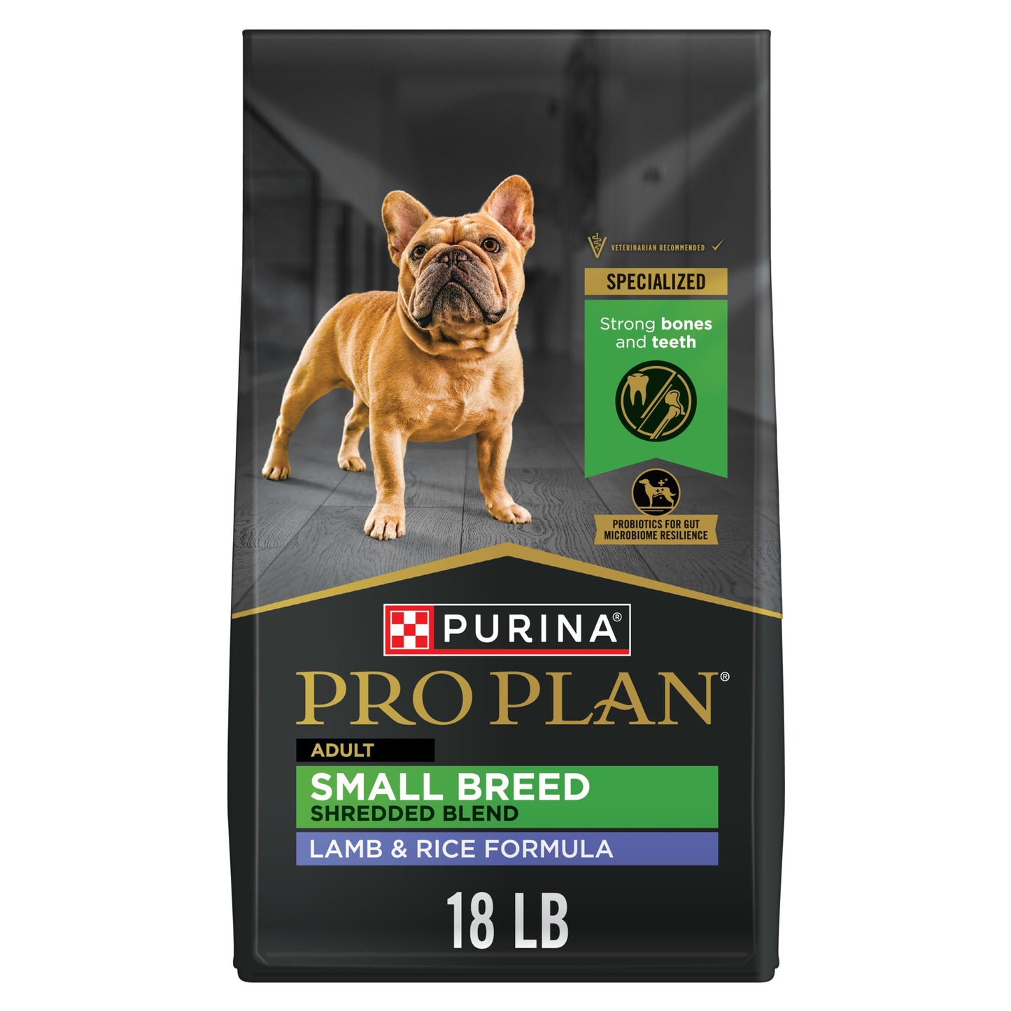 Purina Pro Plan Small Breed Dog Food With Probiotics for Dogs, Shredded Blend Chicken & Rice Formula - 6 lb. Bag