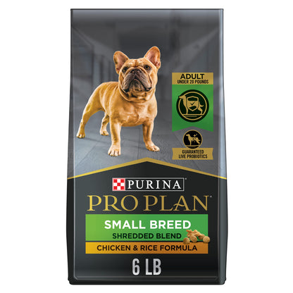 Purina Pro Plan High Protein Small Breed Dog Food, Chicken & Rice Formula - 6 lb. Bag