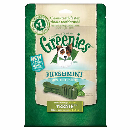 Greenies Teenie Natural Dental Care Dog Treats Blueberry Flavor, 12 oz. Pouch (43 Treats)