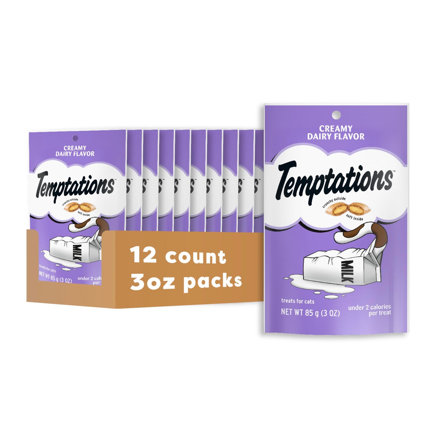 Temptations Classic Crunchy and Soft Cat Treats Tasty Chicken Flavor, 30 oz. Tub