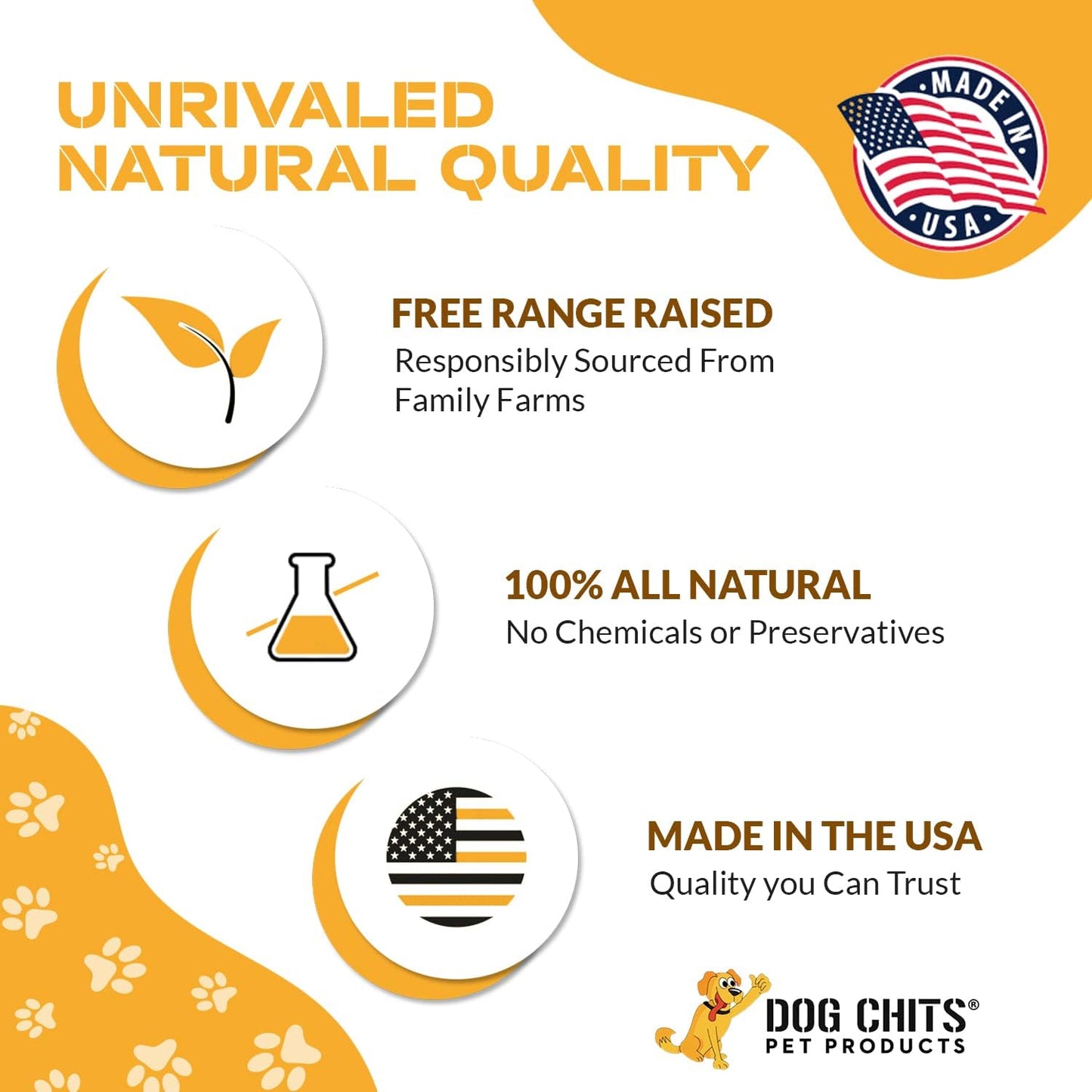 Dog Chits Bison Lung Fillets Dog and Puppy Treats - All Natural Grain and Chemical Free Training Chews - High Protein and Low Fat - Supports Dental Health - Made in The USA - Large 10 oz Bag