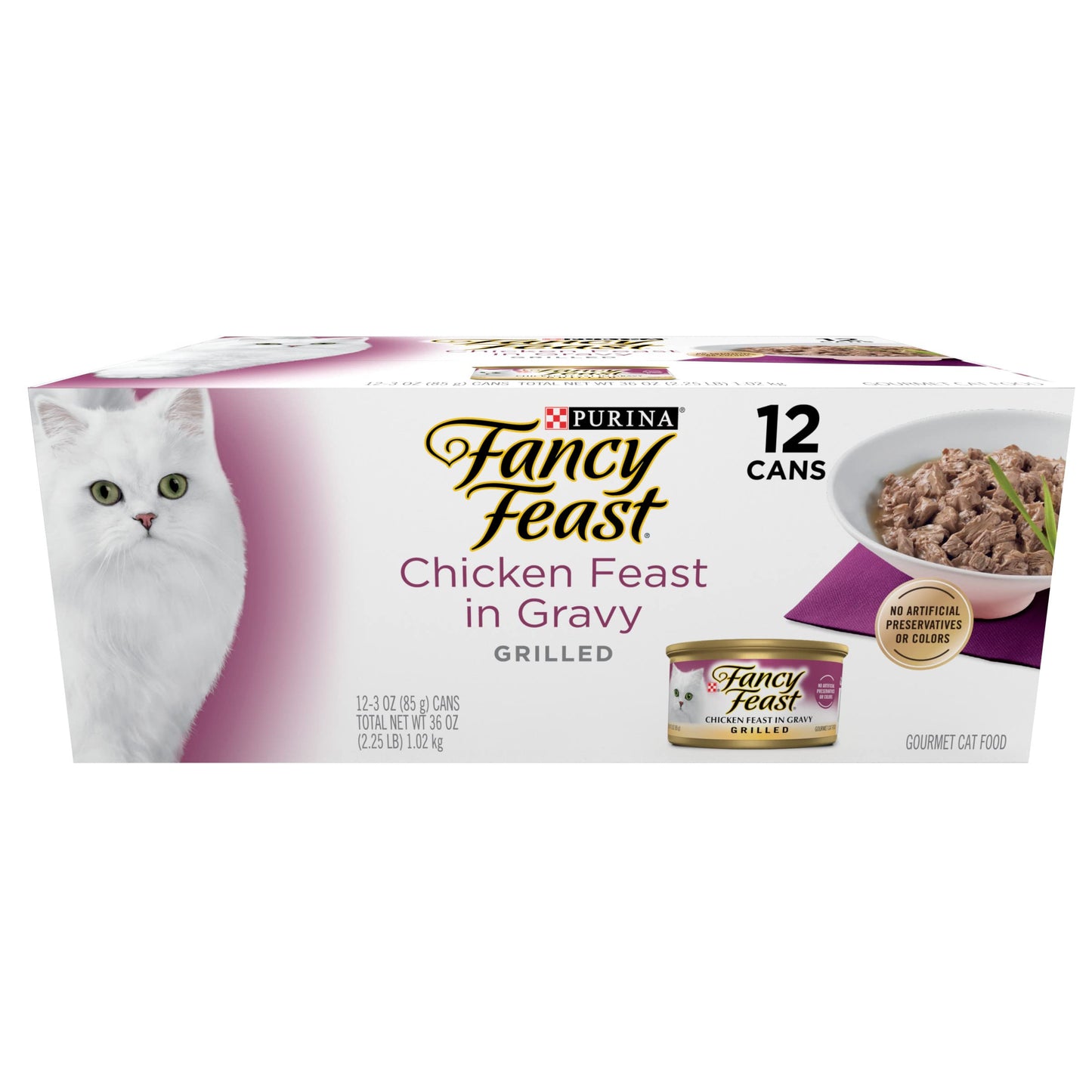 Purina Fancy Feast Lickable Wet Cat Food Broth Topper, Classic With Chicken and Vegetables - (Pack of 16) 1.4 oz. Pouches