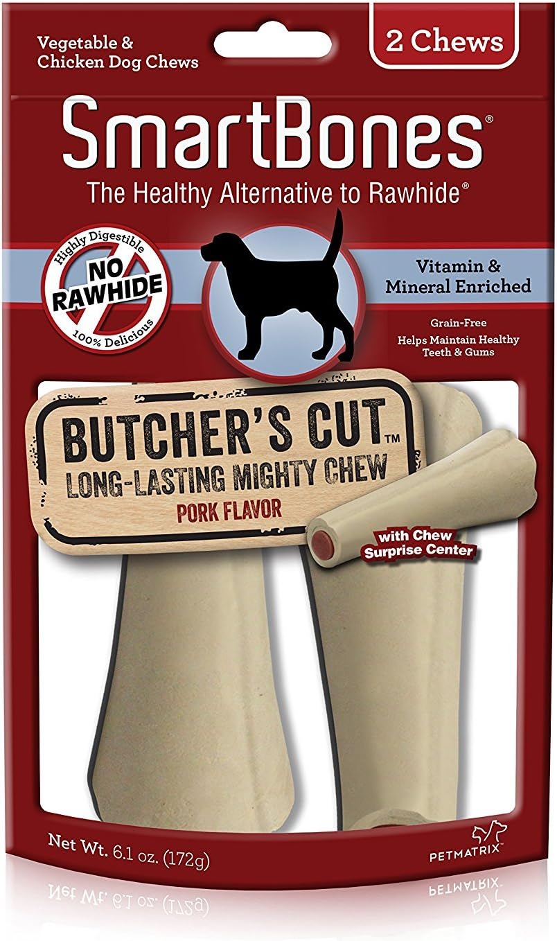 Smartbones Butcher'S Cut Long-Lasting Mighty Chew For Dogs, Large, 2 Pack