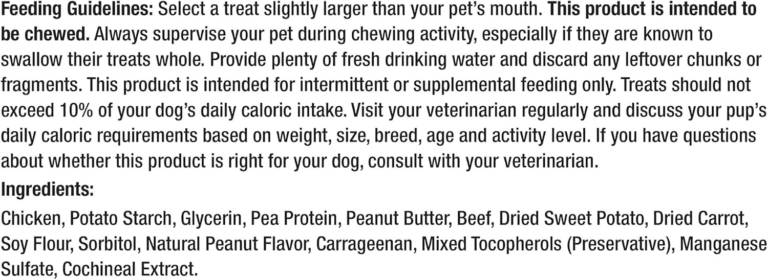 SmartBones No Artificial Colors or Preservatives Rib and Wing Chews, Treat Your Dog to a Fun Shapped Triple Flavor Chew