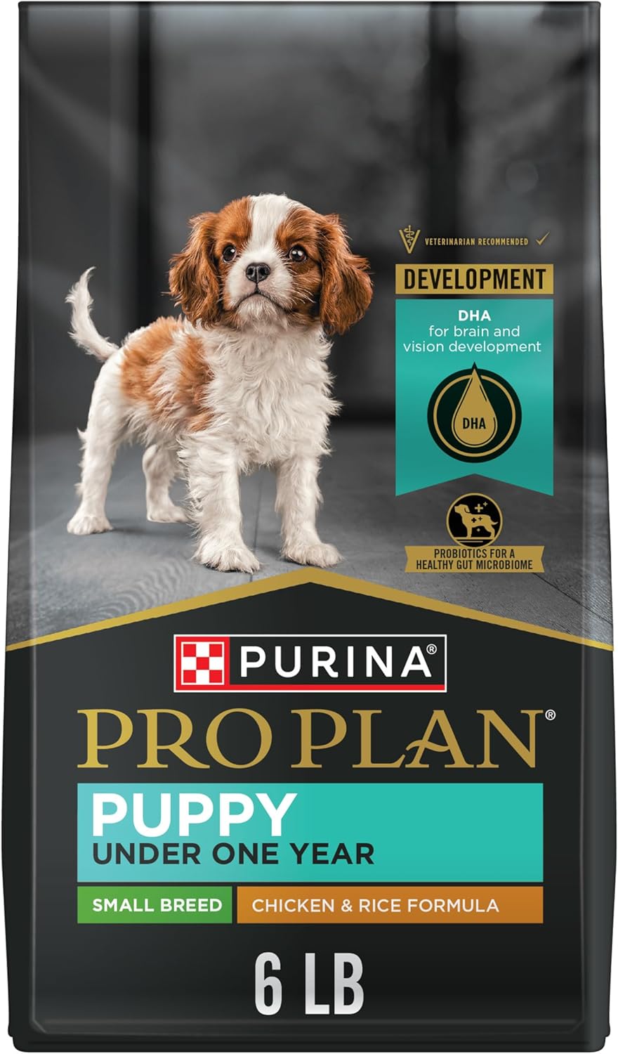 Purina Pro Plan High Protein Small Breed Puppy Food DHA Chicken & Rice Formula - 6 lb. Bag