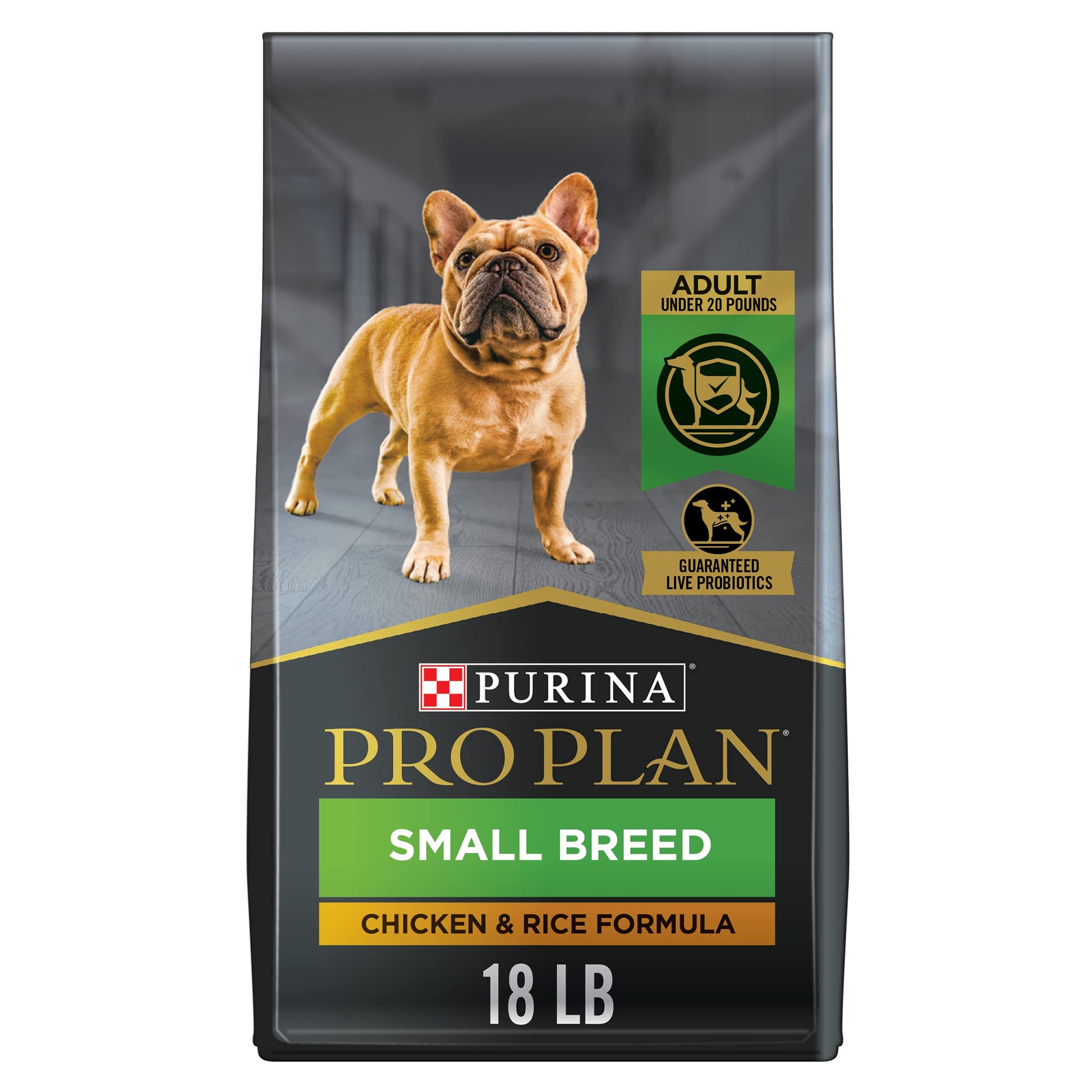 Purina Pro Plan Small Breed Dog Food With Probiotics for Dogs, Shredded Blend Chicken & Rice Formula - 6 lb. Bag