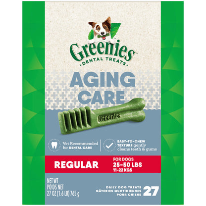 Greenies Teenie Natural Dental Care Dog Treats Blueberry Flavor, 12 oz. Pouch (43 Treats)