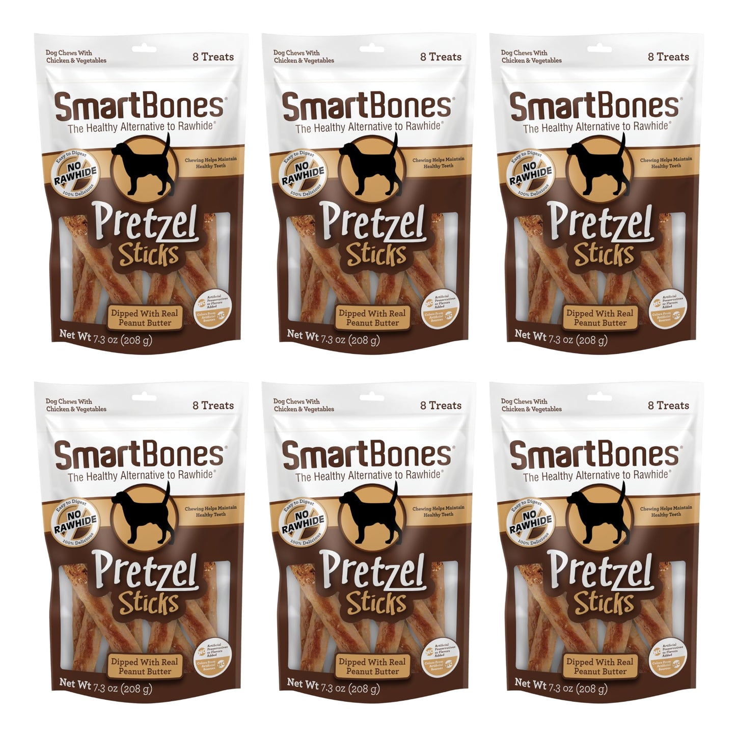 SmartBones No Artificial Colors or Preservatives Pretzel-Style Chews, Treat Your Dog to a Fun Shapped Rawhide-Free Chew