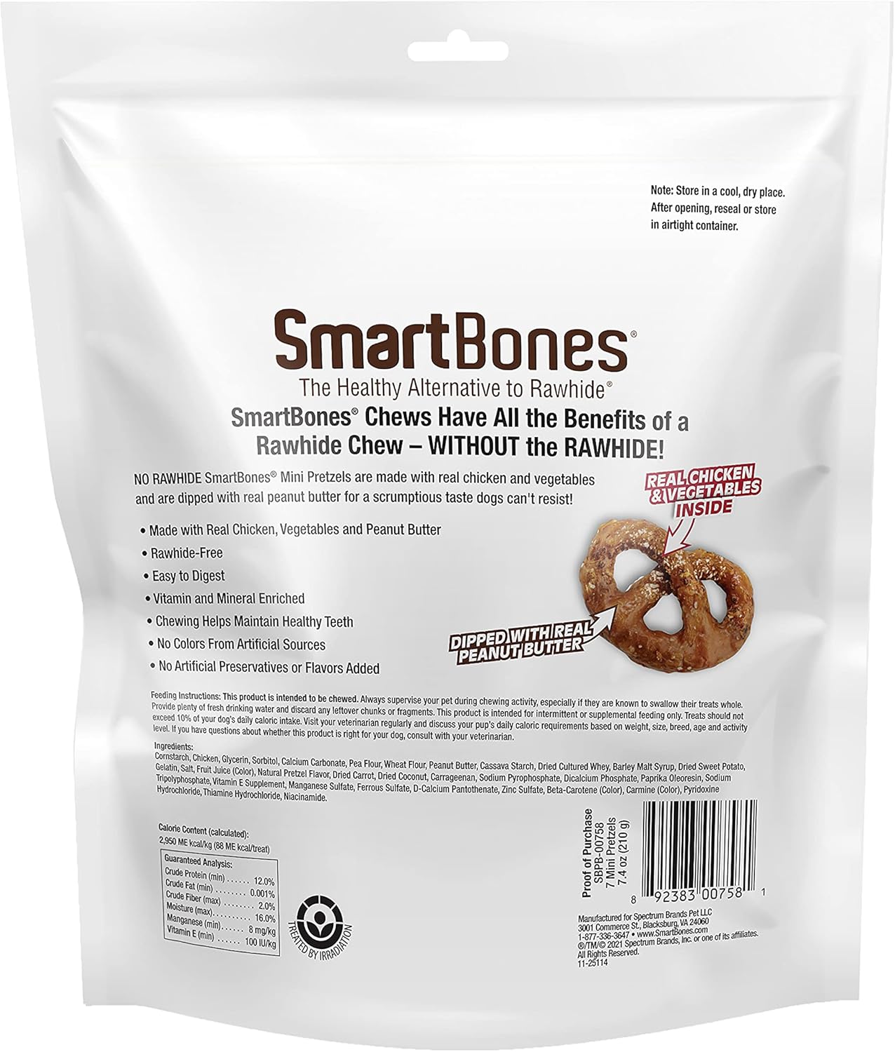 SmartBones No Artificial Colors or Preservatives Pretzel-Style Chews, Treat Your Dog to a Fun Shapped Rawhide-Free Chew