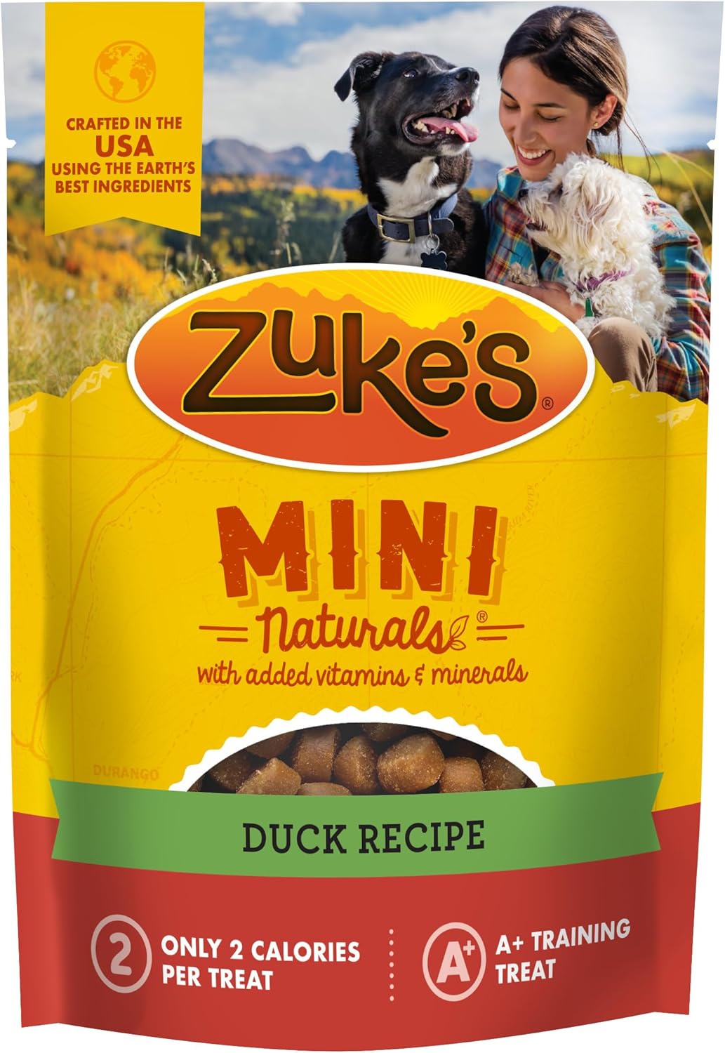 Zuke’s Mini Naturals Dog Training Treats for Dogs, Pet Treats Made with Real Duck, 16 oz. Resealable Pouch - 16 oz. Bag