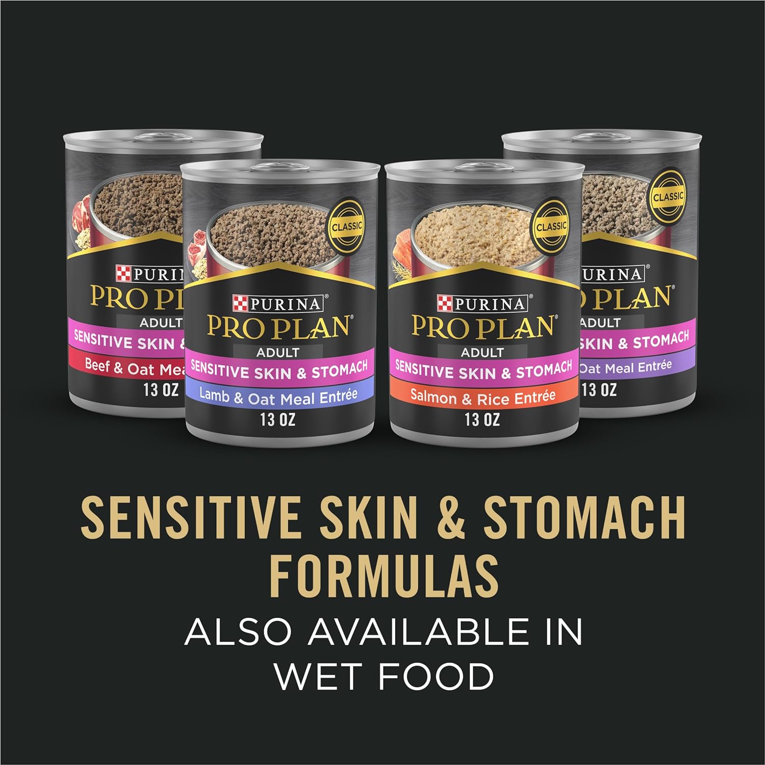 Purina Pro Plan Sensitive Skin and Sensitive Stomach Dog Food Lamb and Oat Meal Formula - 16 lb. Bag