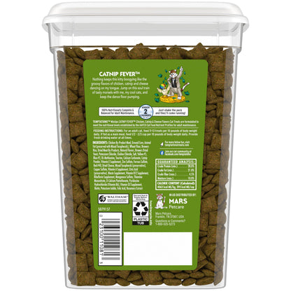 Temptations MixUps Crunchy and Soft Cat Treats, Catnip Fever Flavor, (12) 3 oz. Pouches