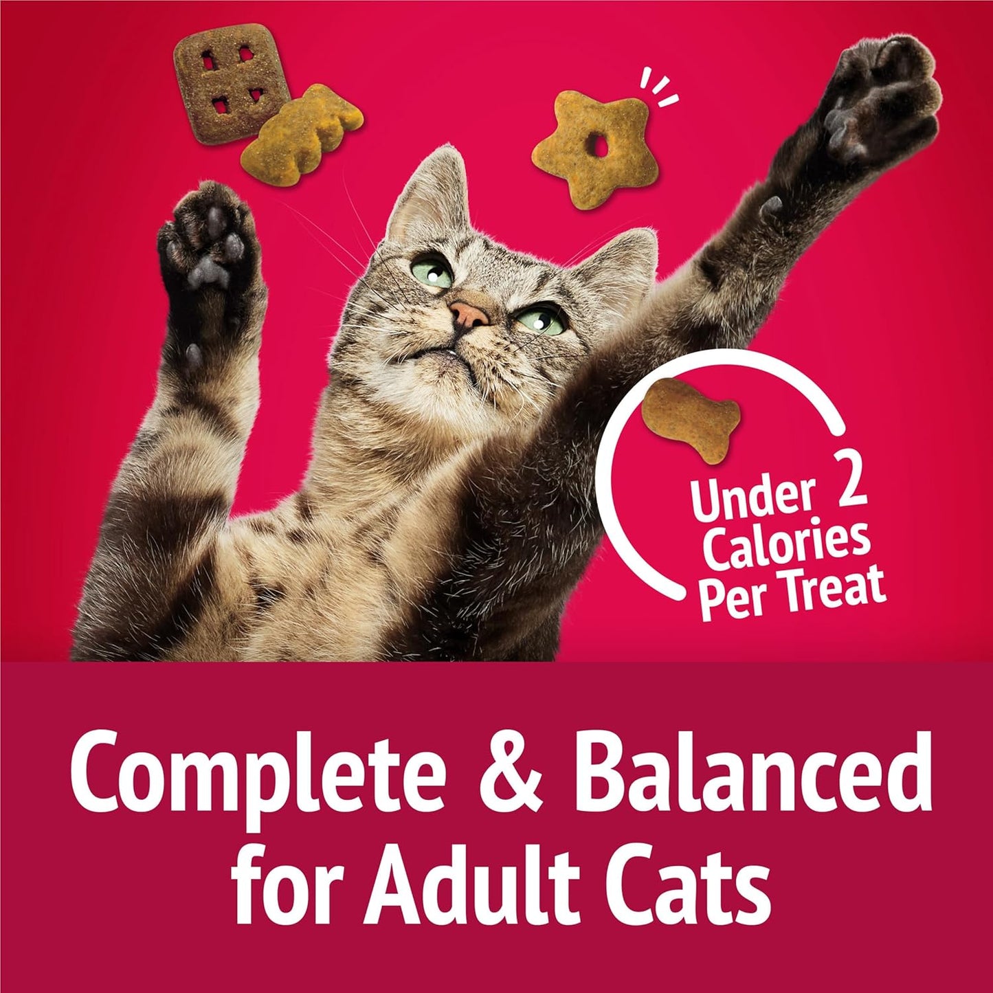 Purina Friskies Cat Treats, Party Mix Mixed Grill Crunch - (Pack of 10) 2.1 oz. Pouches