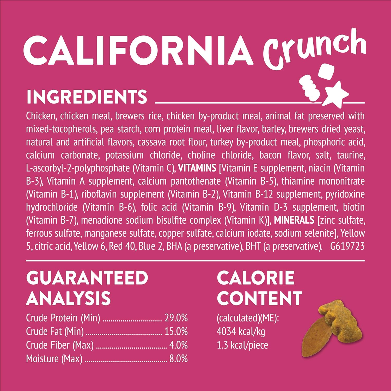 Purina Friskies Cat Treats, Party Mix California Crunch With Chicken - (Pack of 10) 2.1 oz. Pouches