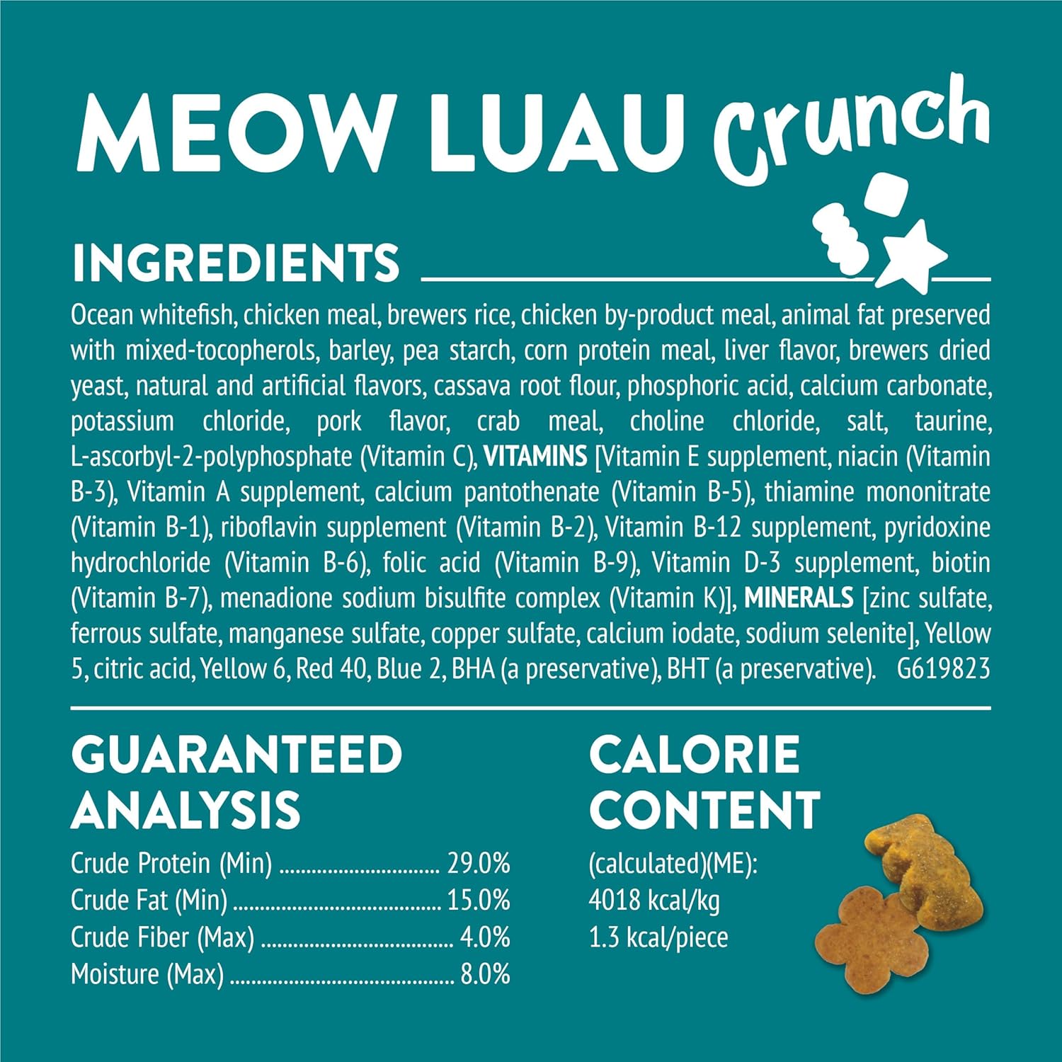 Purina Friskies Cat Treats, Party Mix Meow Luau Crunch - (Pack of 10) 2.1 oz. Pouches