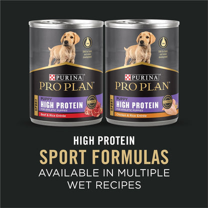 Purina Pro Plan Sport Development Large Breed 30/18 Chicken and Rice High Protein Dog Food Puppy Formula - 18 lb. Bag