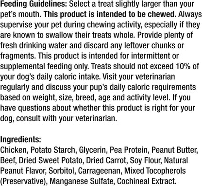 SmartBones No Artificial Colors or Preservatives Rib and Wing Chews, Treat Your Dog to a Fun Shapped Triple Flavor Chew 10 Count (Pack of 1)