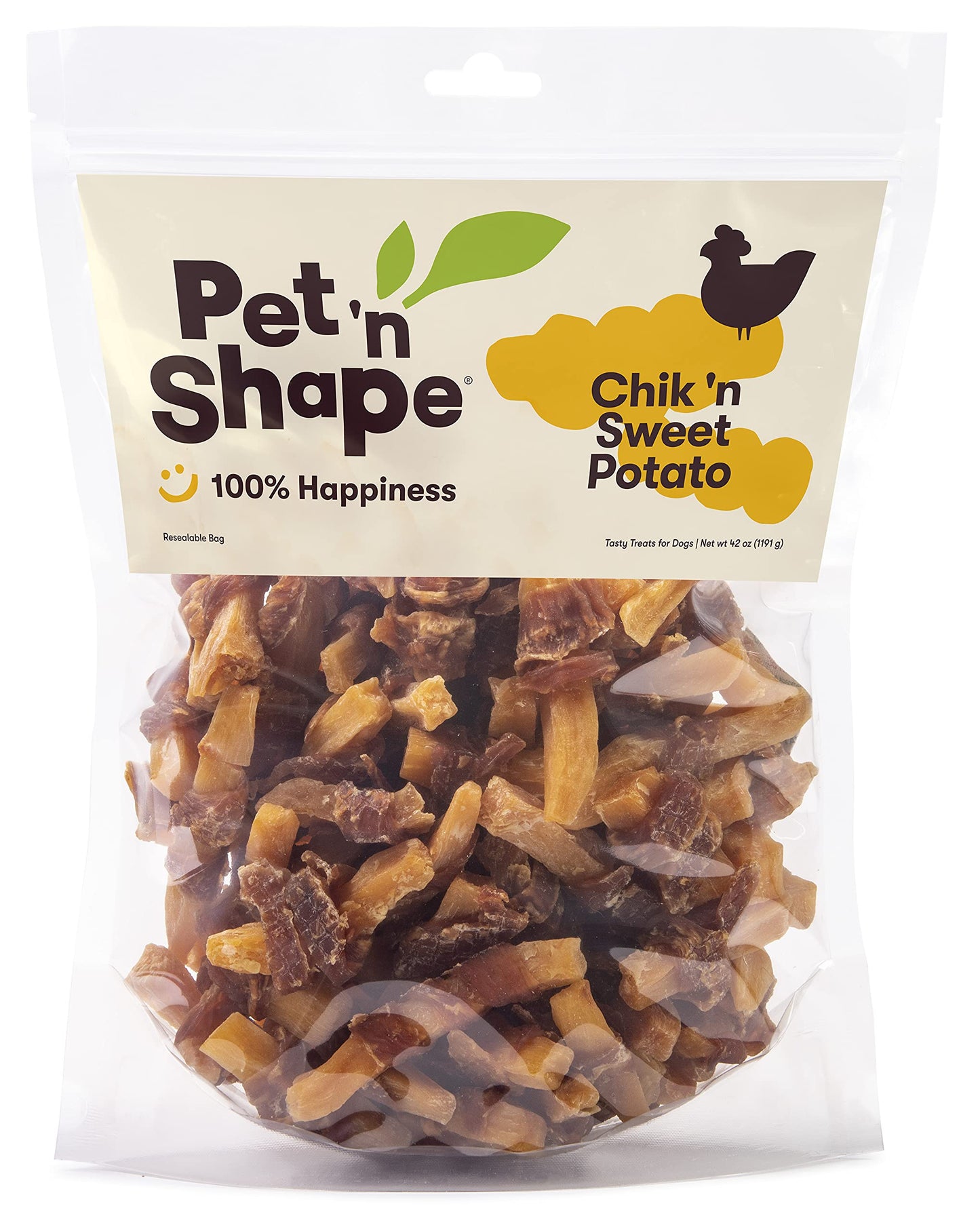 Pet 'n Shape Sweet Potato Chews Jerky Dog Treats - 1 Pound