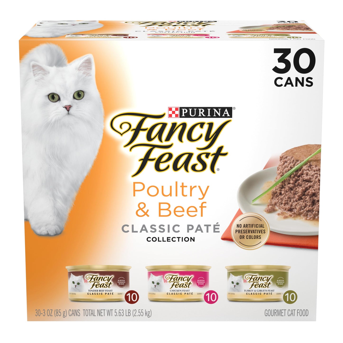 Purina Fancy Feast Lickable Wet Cat Food Broth Topper, Classic With Chicken and Vegetables - (Pack of 16) 1.4 oz. Pouches