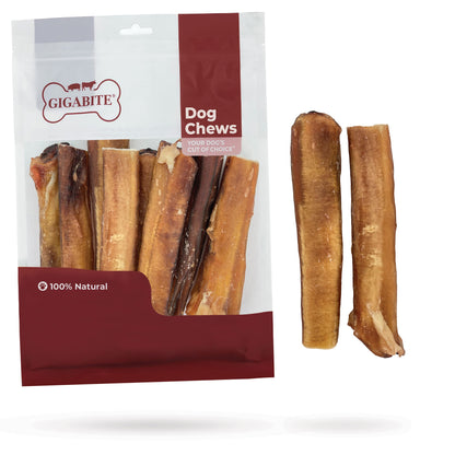 Best Pet Supplies GigaBite 12 Inch Premium Bully Sticks (6 Pack) - All Natural, Free Range Beef Pizzle Dog Treat