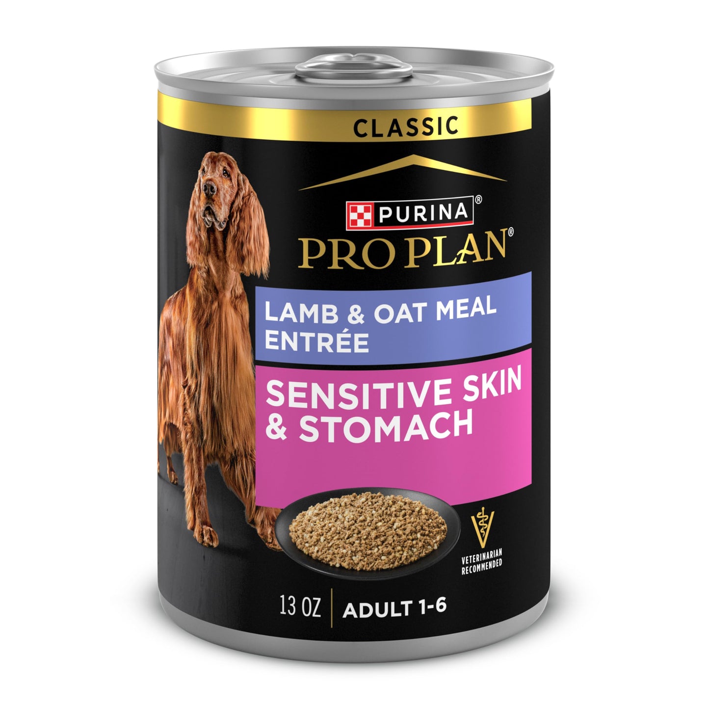 Purina Pro Plan Sensitive Skin and Stomach Dog Food Dry, Adult Salmon & Rice Formula, Digestive Health - 16 lb. Bag