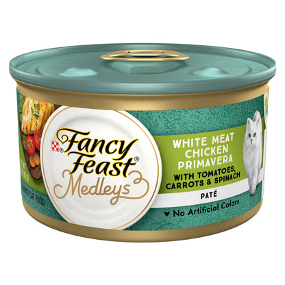 Purina Fancy Feast Lickable Wet Cat Food Broth Topper, Classic With Chicken and Vegetables - (Pack of 16) 1.4 oz. Pouches