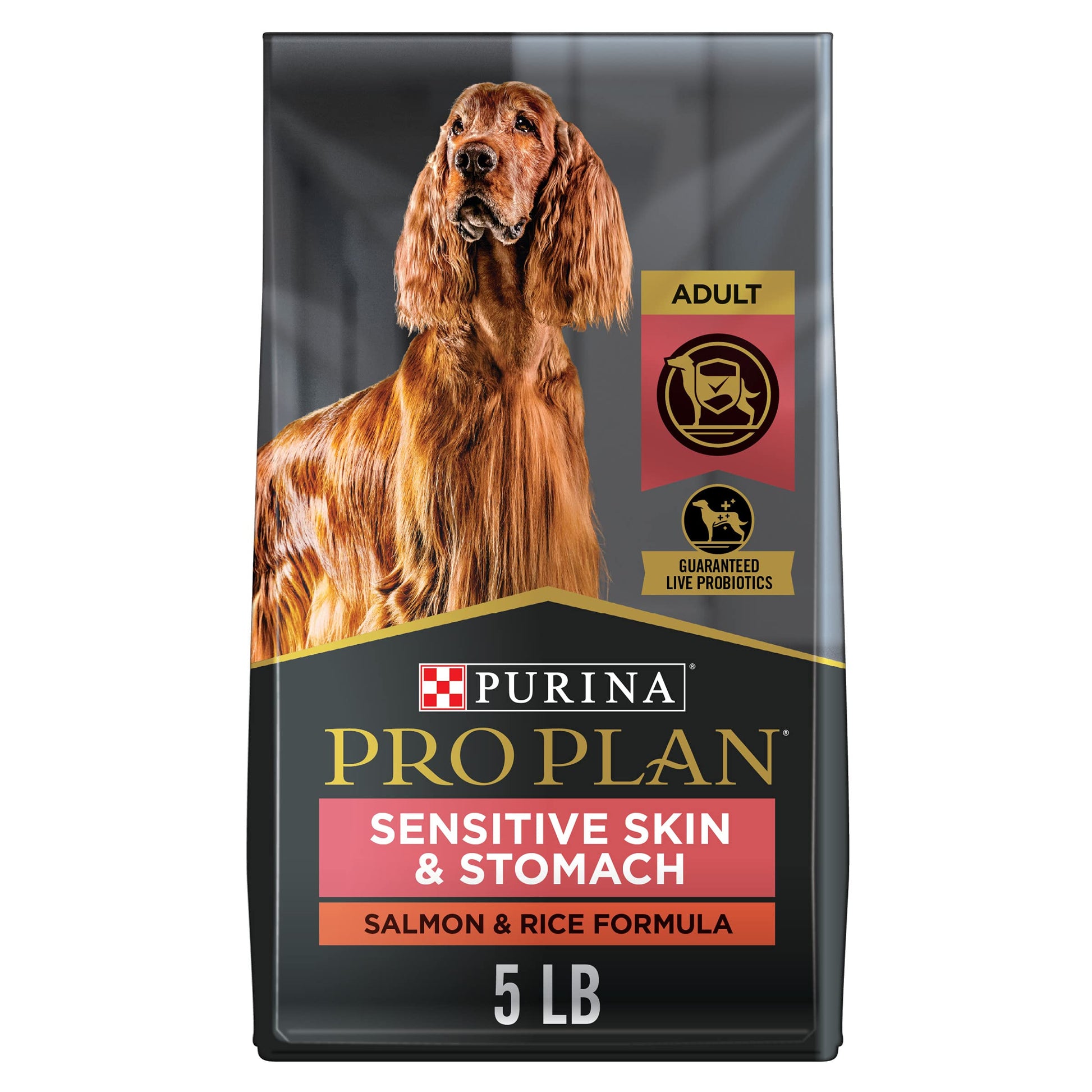 Purina Pro Plan Sensitive Skin and Sensitive Stomach Dog Food Lamb and Oat Meal Formula - 16 lb. Bag